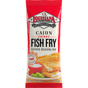 Louisiana Fish Fry Cajun Crispy Fish Fry Breading Mix, 10 Oz