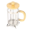 thumbnail image 3 of Cafetera de prensa francesa profesional de vidrio de borosilicato resistente al calor de grado alimenticio para el hogar y el restaurante, 1000 ml, 3 of 9