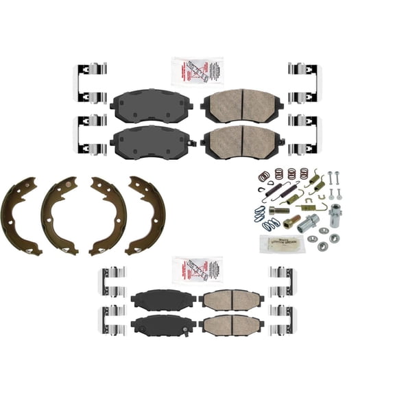 Front & Rear Ceramic Disc Brake Pads For Subaru Forester 2009-2010