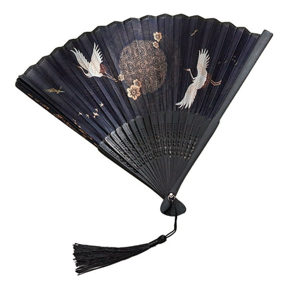 HEMOTON Extra Large Foldable Hand Fan, Handheld Paper Fan with Chinese Style Folding Design