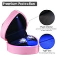 thumbnail image 5 of Yescom Heart Shape LED Ring Box Jewelry Wedding Engagement Proposal Light Storage Case, 5 of 12