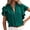 Green, variant on Womens Dressy Casual Tops Ruffle Short Sleeve V Neck Shirts Elegant Business Work Blouse