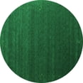thumbnail image 1 of Ahgly Company Indoor Round Abstract Green Contemporary Area Rugs, 4' Round, 1 of 1