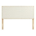 thumbnail image 3 of Headboard, Full Size, Natural Beige, Vegan Leather, Bedroom, Modern Contemporary HB36756, 3 of 8