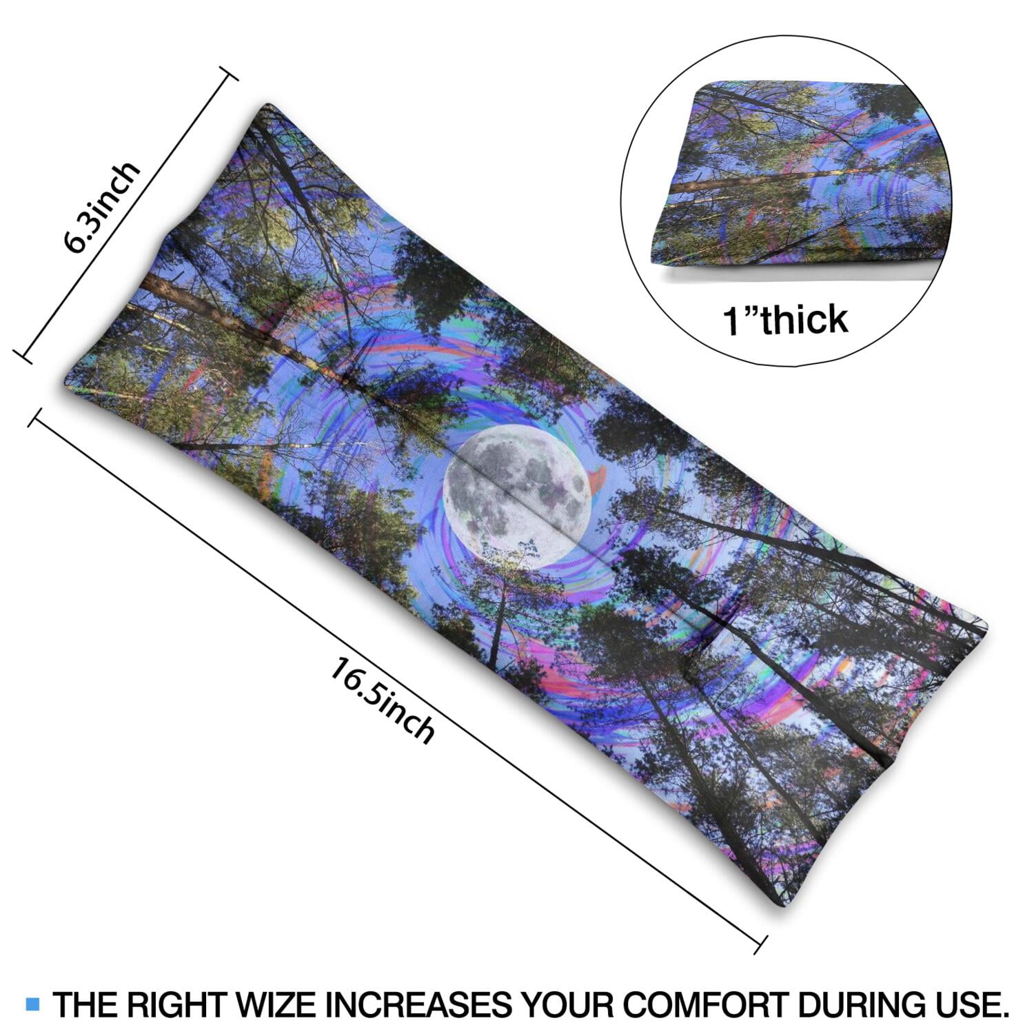 Abdominal Surgery Pillow Seatbelt Cushion for Hysterectomy Recovery (Striped Pattern)