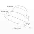 thumbnail image 3 of Sombrero de cubo para mujer UPF 50+ plegable de ala ancha sombrero de playa de verano pesca al aire libre senderismo sombrero, 3 of 8