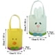 thumbnail image 3 of Happy Easter Egg Hunt Bags Bunny Gift Bags with Handles Easter Canvas Gift Bag Canvas Bunny Gift Bag Candy Bag Tote Bag Easter Basket for Easter Party Supplies (Yellow), 3 of 7