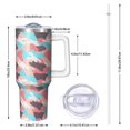 thumbnail image 3 of Camouflage 40oz Tumbler– Stainless Steel Insulated Tumbler with Handle and Straw, Large Capacity Travel Cup for Hot & Cold Drinks, 3 of 6