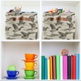 thumbnail image 6 of Wild Ducks Flying Storage Bins with Handle Fabric Organizer Basket Foldable Box 1 Pack 14.2x10.2x8.3, 6 of 8