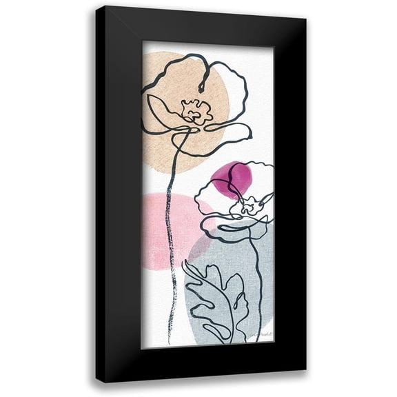 Audit, Lisa 8x14 Black Modern Framed Museum Art Print Titled - Think Pink 04A