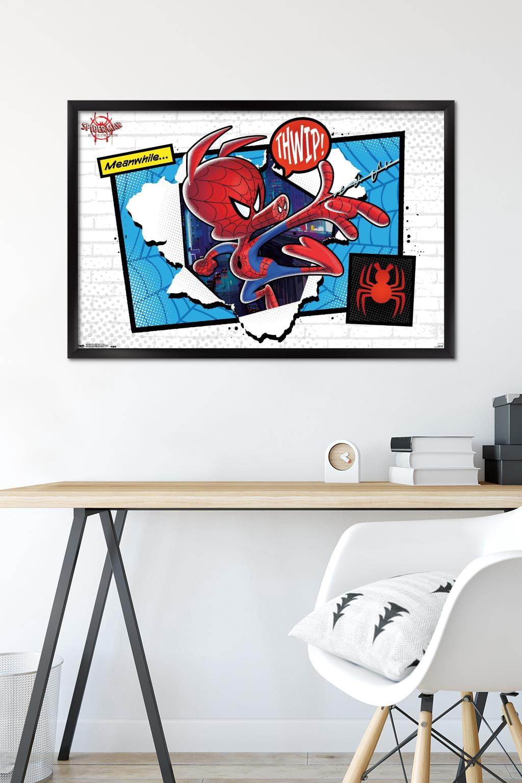 Marvel Cinematic Universe - Spider-Man - Into The Spider-Verse - Thwip Wall Poster, 22.375" x 34", Framed