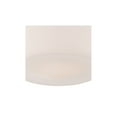 thumbnail image 3 of Regency Hill Rustic Farmhouse Ceiling Light Semi Flush Mount Fixture 12" Wide Brushed Nickel Opal White Glass Shade for Bedroom Kitchen Living Room, 3 of 7