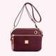 thumbnail image 5 of Bolso de nailon, bolsas de mensajero informales para compras de viaje de oficina (rojo vino), 5 of 5