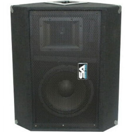 Seismic Audio SA-10MX Single 2-way Indoor Floor Standing, Pole Mount Speaker, 150 W RMS, Black