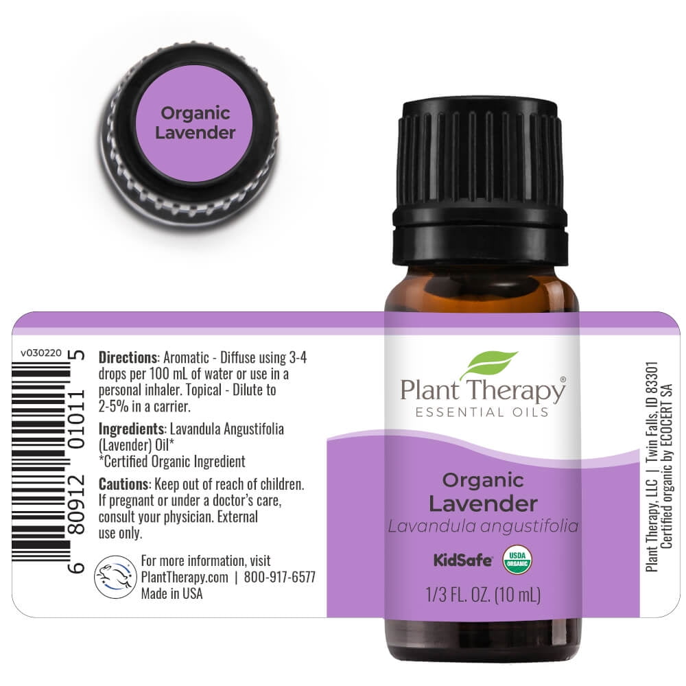 US Organic 100% Pure Lavender Essential Oil, Directly sourced from  Bulgaria, USDA Certified Organic, Undiluted, for Diffuser, Humidifier,  Massage
