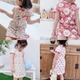 thumbnail image 4 of Vestido Cheongsam para niñas Vestido de princesa de verano Vestido de princesa Vestido de bebé, 4 of 6