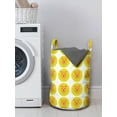 thumbnail image 3 of Animals Laundry Bag, Print of Child Concept Circus Lion Motifs Nursery Themed Childish Design, Basket with Handles Drawstring Closure for Laundromats, 13" x 19", Pale Orange Yellow, by Ambesonne, 3 of 4
