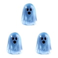 thumbnail image 2 of Glow-in-the-Dark Mini Ghost Figurines – Cute Resin Halloween Decorations for Terrariums, Table Scatter, and Party Favors, 2 of 5