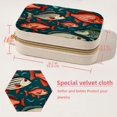 thumbnail image 5 of Fish Velvet Portable Jewelry Stand with Removable Compartment - Travel Organizer, Earring Holder, and Organizer Box - Gift, 5 of 7