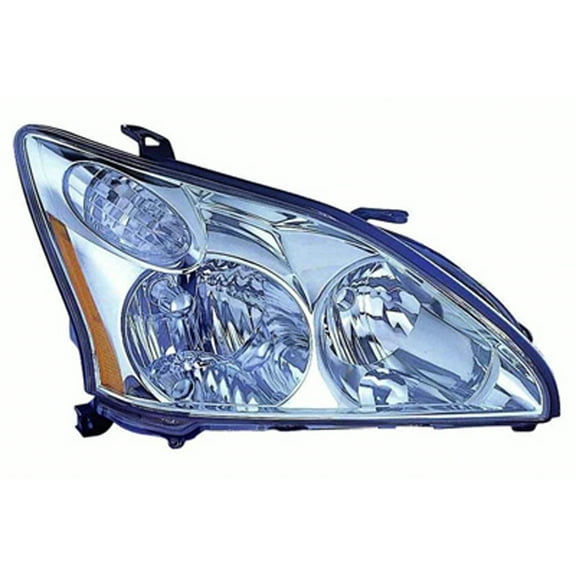 KAI New CAPA Certified Standard Replacement Passenger Side Headlight Assembly, Compatible With 2004-2006 Lexus RX330