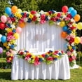 thumbnail image 4 of 1.8 Meter Multicolor Artificial Flower Garland for Party Decorations, Wall, Ceiling, and Garden Decor, Lightweight and Reusable, 4 of 7