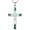 Abalone Shell, variant on AOBOCO Celtic Cross Opal Necklace 925 Sterling Silver Irish Knot Infinity Cross Pendant Christian Religious Faith Jewelry Gift for Women Her, 18" to 20" Chain