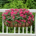 thumbnail image 6 of 2Pack Natural Coconut Coir Trough Liners - Channeled Cocoa Liners for Wall Window Fence Garden Planter Baskets(Yellow 14 Inch), 6 of 6