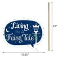 thumbnail image 6 of Big Dot of Happiness Fairy Tale Fantasy - Royal Prince and Princess Party Photo Booth Props Kit - 20 Count, 6 of 6