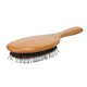 thumbnail image 2 of Cepillo de cerdas de jabalí con mango de madera Peine antiestático Masaje del cuero cabelludo yeacher  cepillo de pelo, 2 of 7