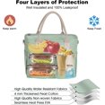 thumbnail image 4 of Large Insulated Lunch Bag for Women, Leakproof Lunch Box for Men, Wide Opening Lunch Tote Bag with Shoulder Strap, Reusable Adult Lunch Bag For Work, Picnic, Green, 4 of 7