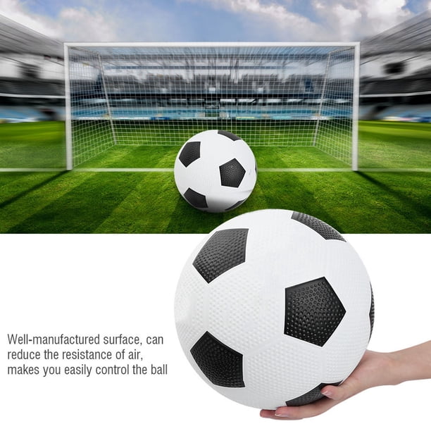 Ballon De Foot Incurvé GOEDCH – Taille 5, EVA Caoutchouc, Orange/blanc – Léger – Avec Pompe Et Aiguille – Pour Entraînement Effet Courbe