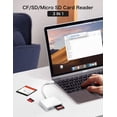 thumbnail image 2 of Lector de tarjetas SD USB C ChiaOpio para iPhone 15/iPad/Mac, 2 of 9