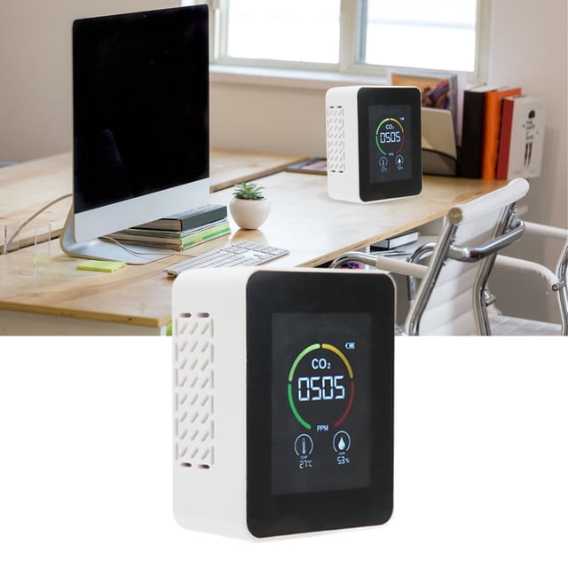 Monitor De Dióxido De Carbono, Probador De Dióxido De Carbono De Pantalla Grande De Bajo Consumo Antiinterferencias Para Centro Comercial