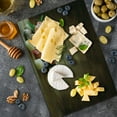 thumbnail image 5 of Spa Cutting Board, Composition Many Candles Wellbeing Unity Neutrality Calm Happiness Theme, Decorative Tempered Glass Cutting and Serving Board, Large Size, Multicolor, by Ambesonne, 5 of 5