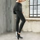 thumbnail image 5 of 2 en 1 Mujeres Yoga Leggings Pantalones Falda de compresión de cintura alta elástica de secado rápid Abanopi Polainas de yoga, 5 of 7