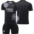 thumbnail image 1 of 2425 Madrid FC training jersey; blank soccer jersey set; customizable with name and number, 1 of 2