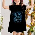 thumbnail image 1 of Bonito vestido de verano con estampado de punto de Disney para niñas, ropa de moda 2022, vestidos de princesa para niñas, vestidos bohemios para niñas 4T Gao Jinjia LED, 1 of 2