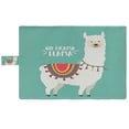 thumbnail image 3 of ABPHQTO Cute Cartoon Llama Design Book Cover Book Protector Book Sleeve Book Pouch Book Bag 6x9 inch, 3 of 4