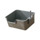 thumbnail image 2 of Caja de arena para gatos de interior, inodoro para gatitos, caja de arena para mascotas de lados altos, arena para mascotas abierta Gris, 2 of 7