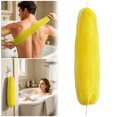 thumbnail image 2 of African Net Sponge Exfoliating Body Scrub, Extra Long Shower Washcloth with Hanging Cord, Gentle Skin Exfoliation Mesh Towel for Women Men, Quick-Drying Bath Loofah for Daily Cleansing 31.5Inch, 2 of 9