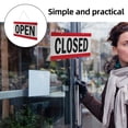 thumbnail image 3 of 2pcs Double Sided Door Sign PVC Business Hours Sign with Open and Closed Indicators Hanging Chain Waterproof Material Reusable for Store Office Home, 3 of 8