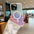 thumbnail image 2 of Decase Compatible with iPhone 16 Translucent Case,Compatible with Mag-Safe,Cute Bright Translucent Hard PC+Soft TPU Bumper Hybrid Magnetic Case,Slim Hard Camera Cover Protection,Clear, 2 of 9