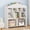 White, variant on Bookshelf 9 Cubby Toy Storage Organizer White Bookcase Toddlers Playhouse Cabinet Shelf for Wooden Storage Toy Shelf for Playroom, Nursery, Room