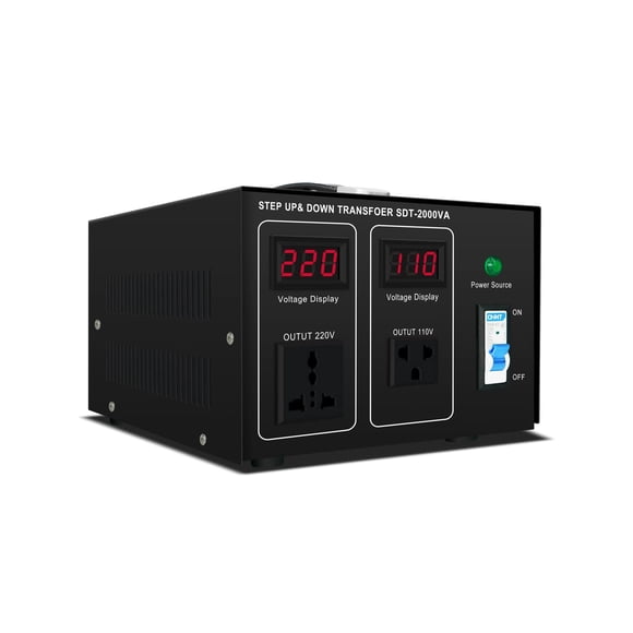 Transformador elevador/descendente ZHENGXI 2000W 220V a 110V