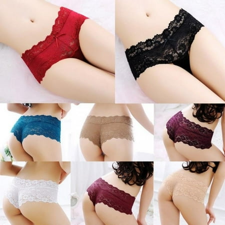 

Stylish Women Lace Hollow Soft Underwear Panties Briefs Knickers Underpants