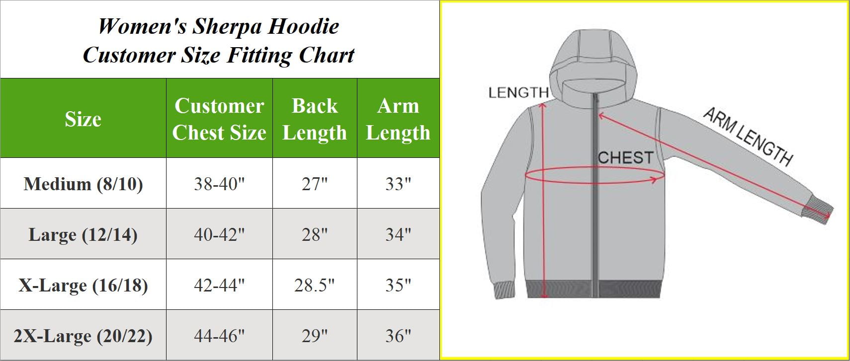 men's heavyweight sherpa lined hoodie