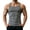 Gray, variant on JTSRKL Ribbed Tank Tops for Men Slim Fit Sleeveless Textured Lightweight Breathable Shirts Stretchy Summer Training Beach Soft Fit Wear Tees