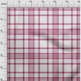 thumbnail image 3 of oneOone Cotton Poplin Twill Dark Magenta Fabric Tartan Dress Material Fabric Print Fabric By The Yard 56 Inch Wide, 3 of 4