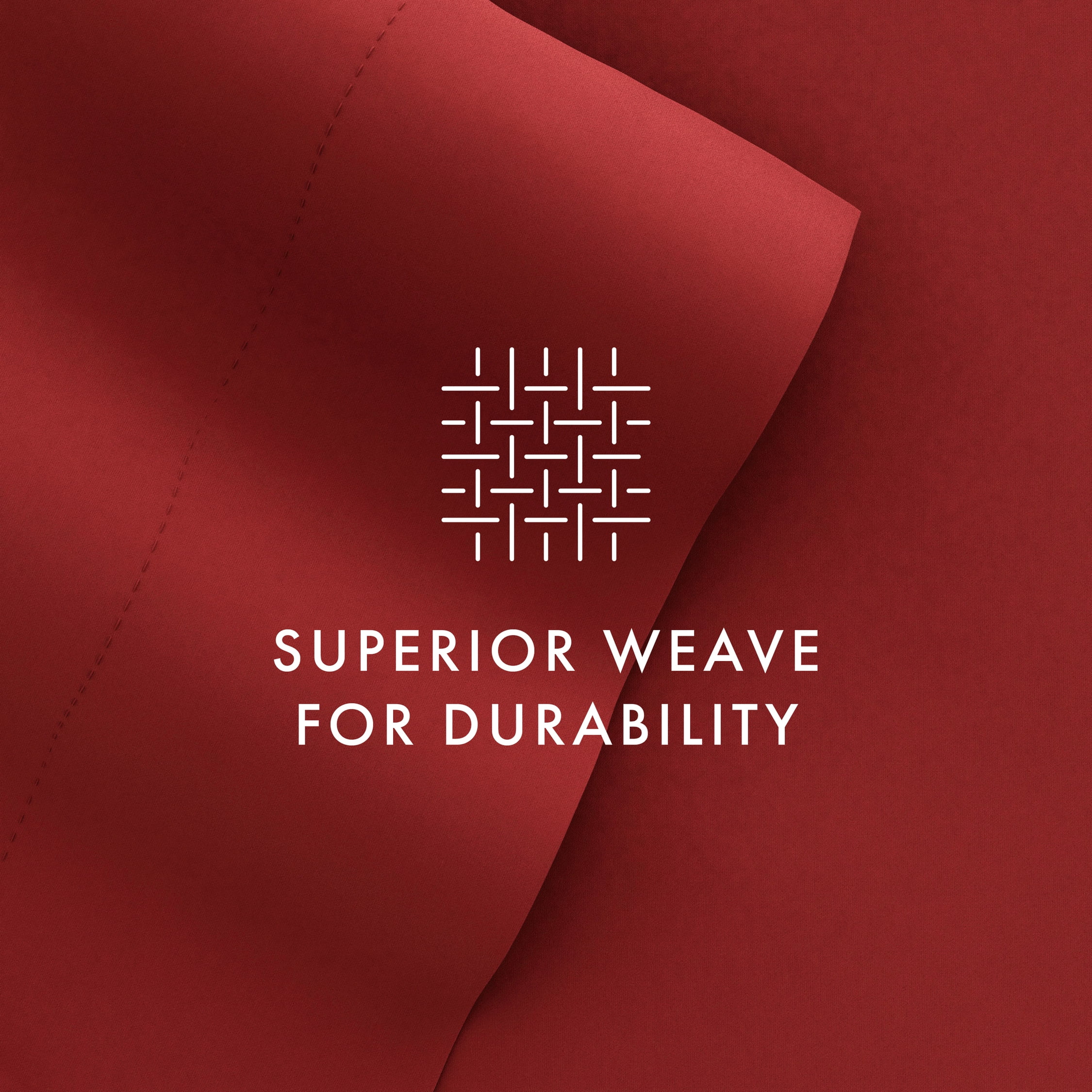 Noble Linens 4 Piece Solid Microfiber Bed Sheet Set, Burgundy, Full