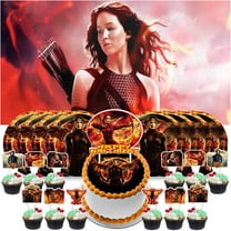 The Hunger Games Plates Supplies Party Decorations Birthday Decor Backdrop Banner Cake Topper Fans
